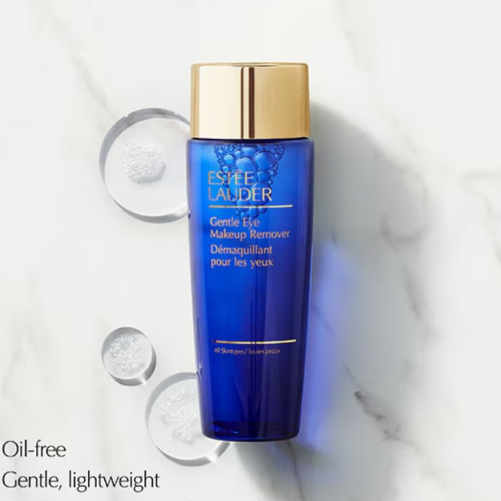 New Estee’ Lauder Gentle Eye Makeup Remover, 3.4 Fl. Oz. Oil Free & Lightweight